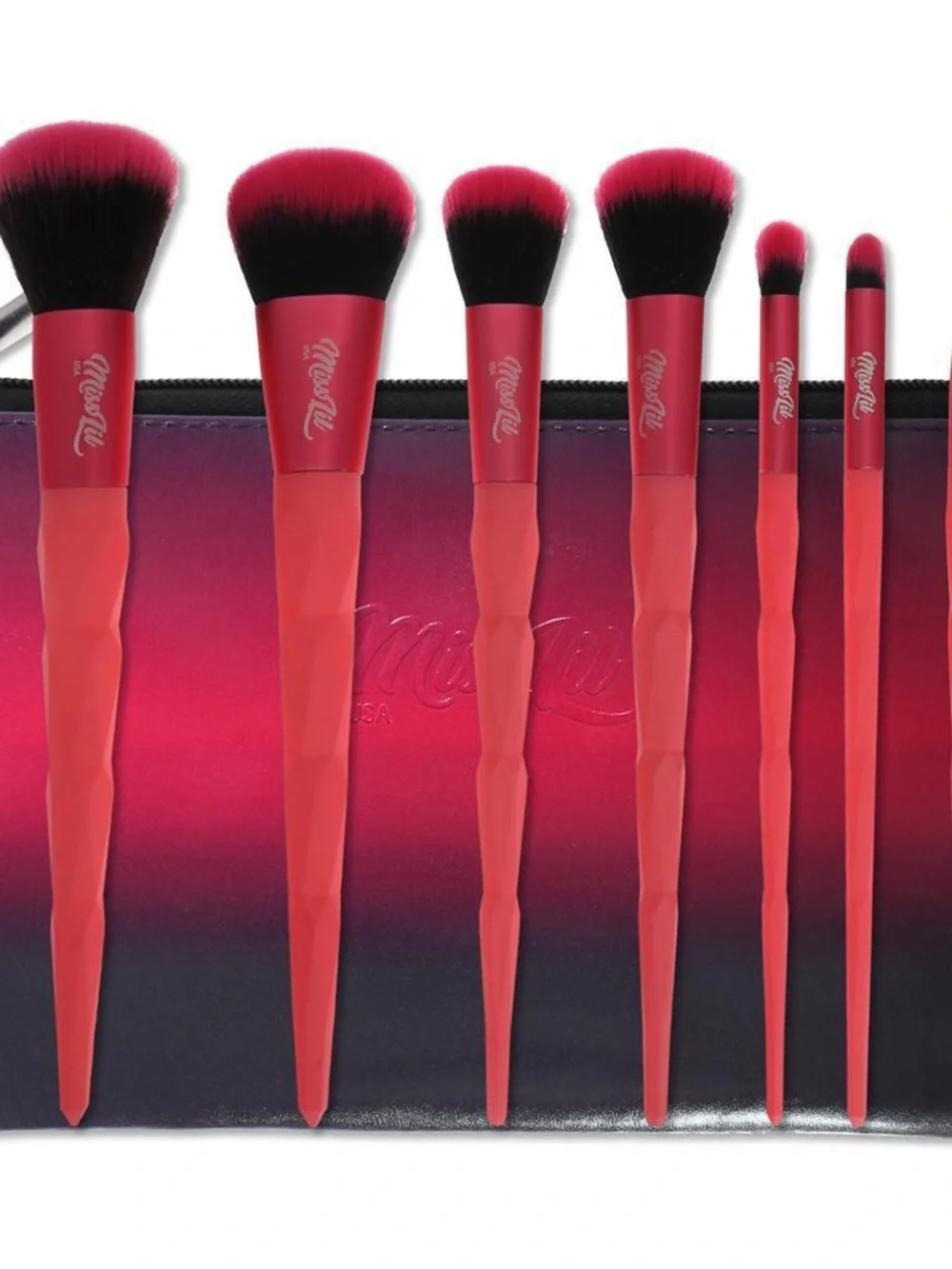 Miss lil Makeup Brush Set with Pouch